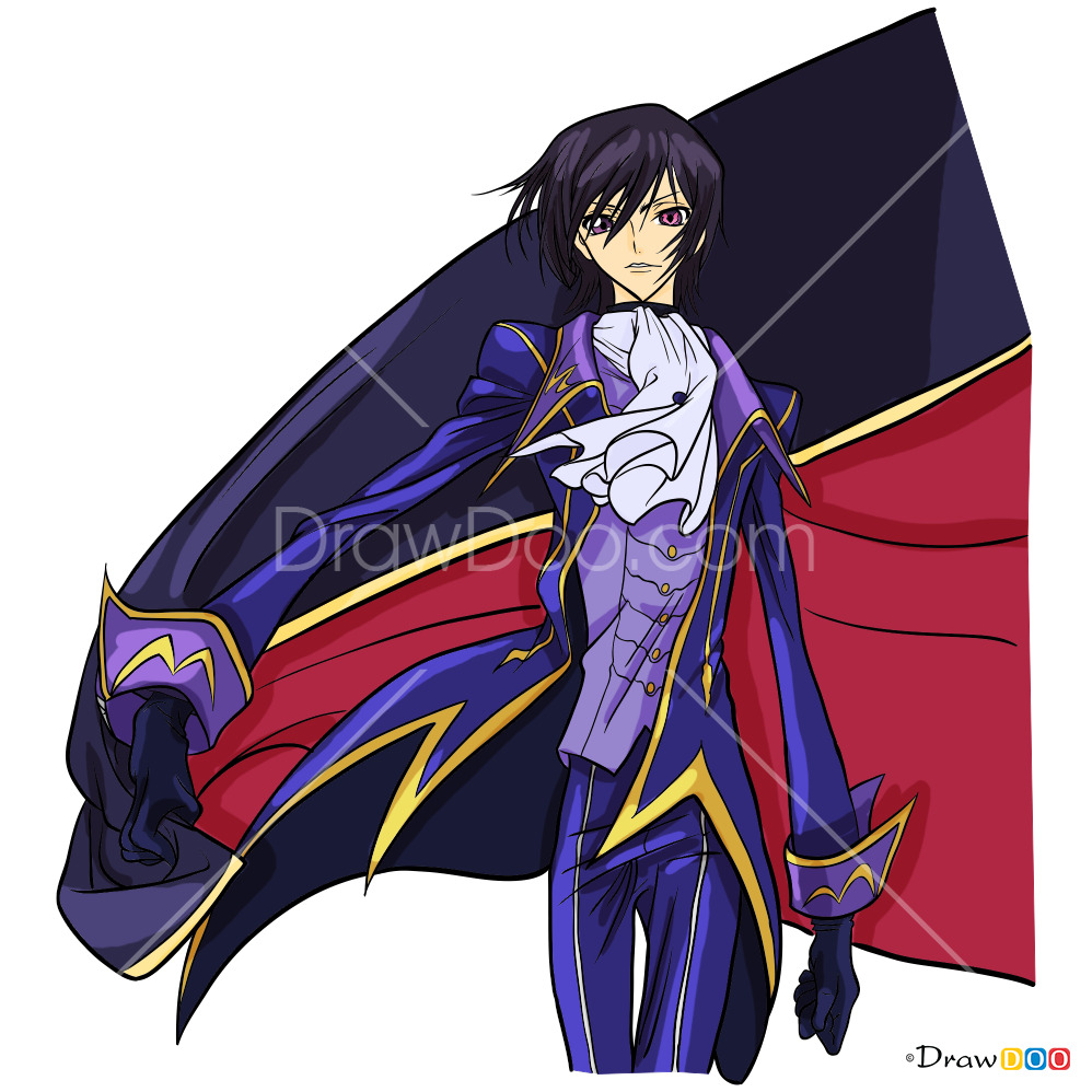 How To Draw Lelouch Code Geass 2270